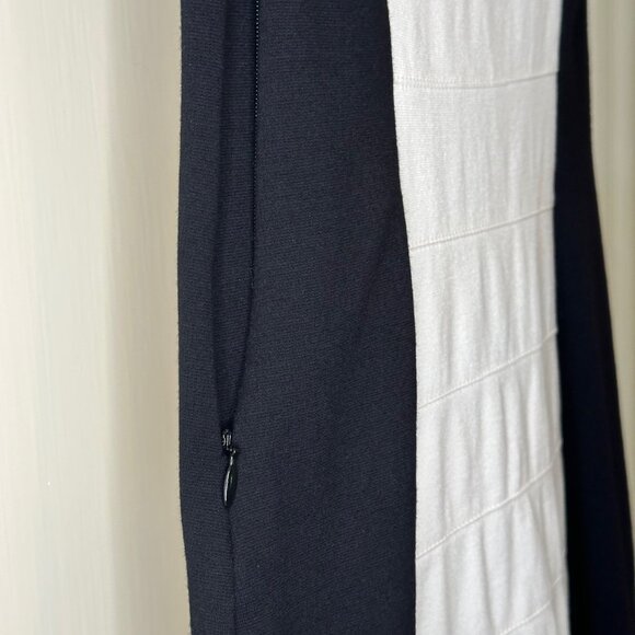 Express Black and White Color Block Body Con Mini Dress - Size 4 - Picture 8 of 10